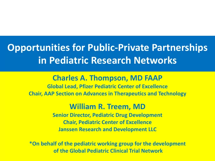 opportunities for public private partnerships in