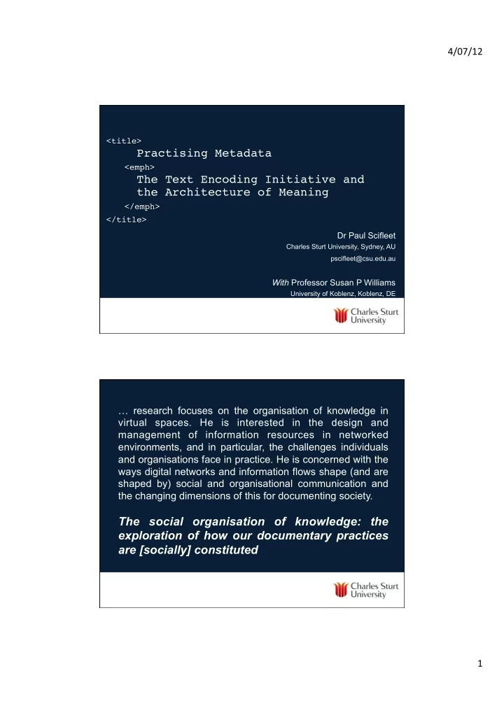 the text encoding initiative and