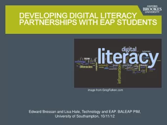 PA  PARTNERSHIP  TNERSHIPS  S WI  WITH  TH EA  EAP  P ST  STUDENTS  ENTS  image from GregFalken.com