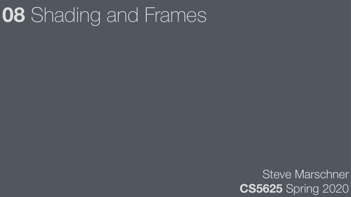 08 shading and frames