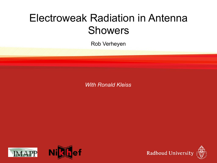 electroweak radiation in antenna showers