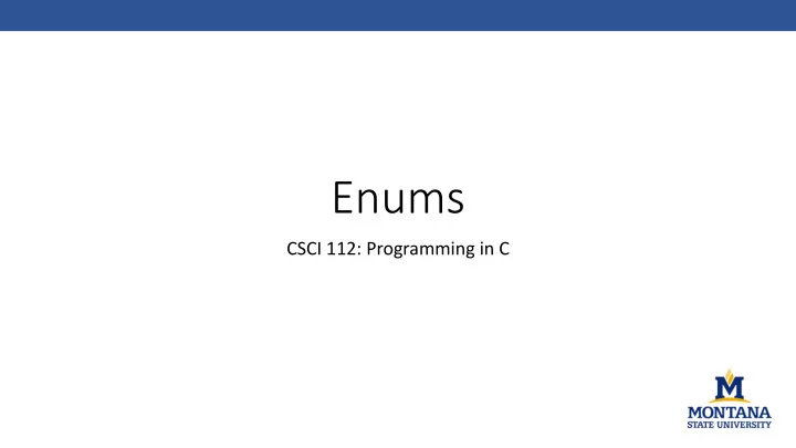 enums