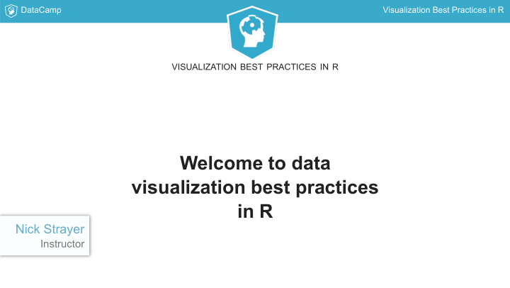 welcome to data visualization best practices in r