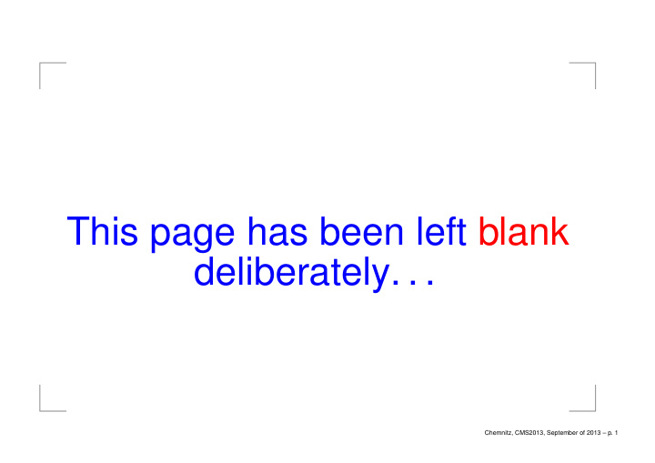 this page has been left blank deliberately
