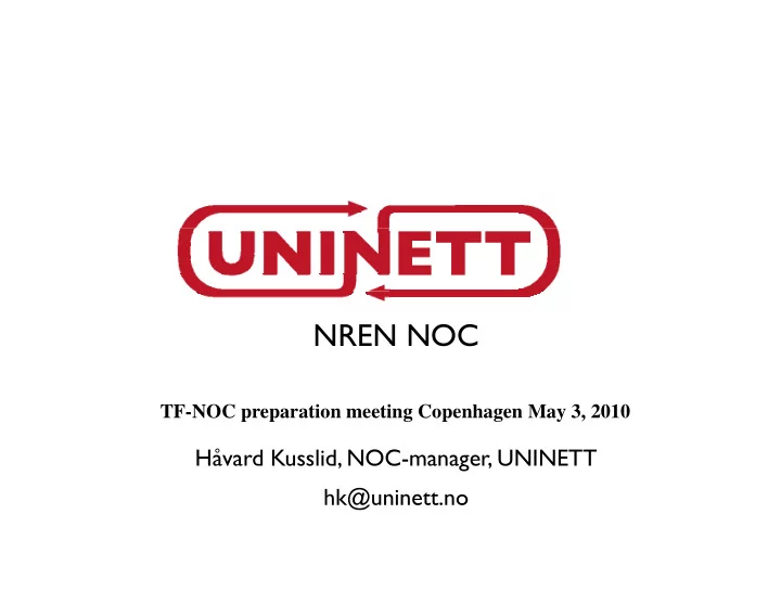 nren n noc