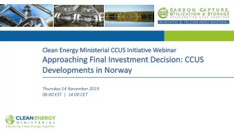 Thursday 14 November 2019 08:00 EST | 14:00 CET S OME H OUSEKEEPING I TEMS Two Options for Audio