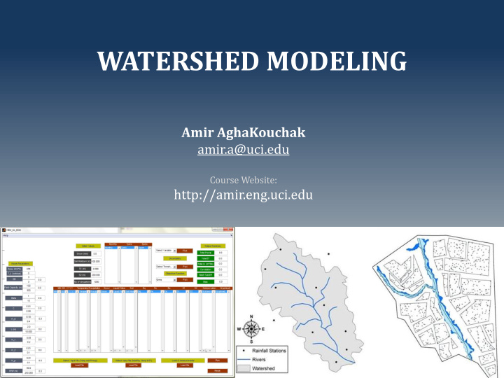 watershed modeling