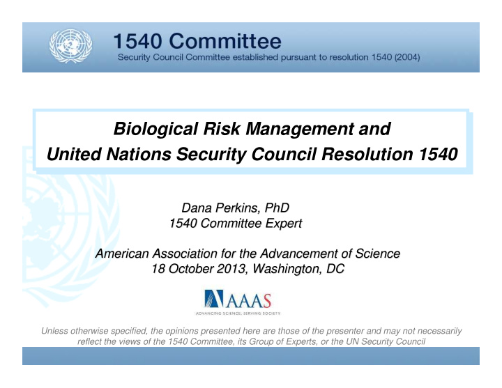 biological risk management and biological risk management