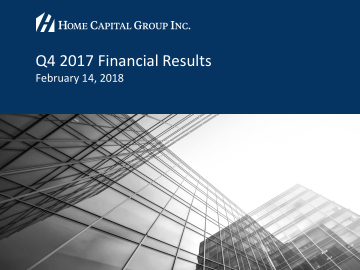 q4 2017 financial results