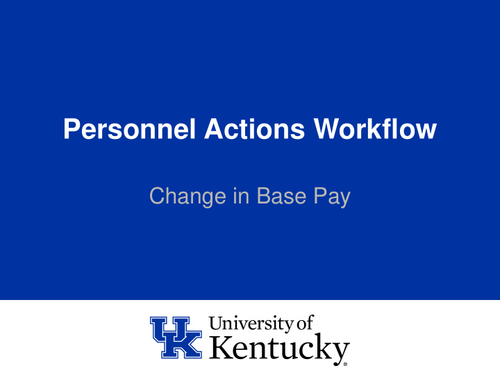 personnel actions workflow
