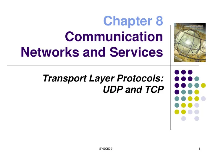 chapter 8 communication networks and services