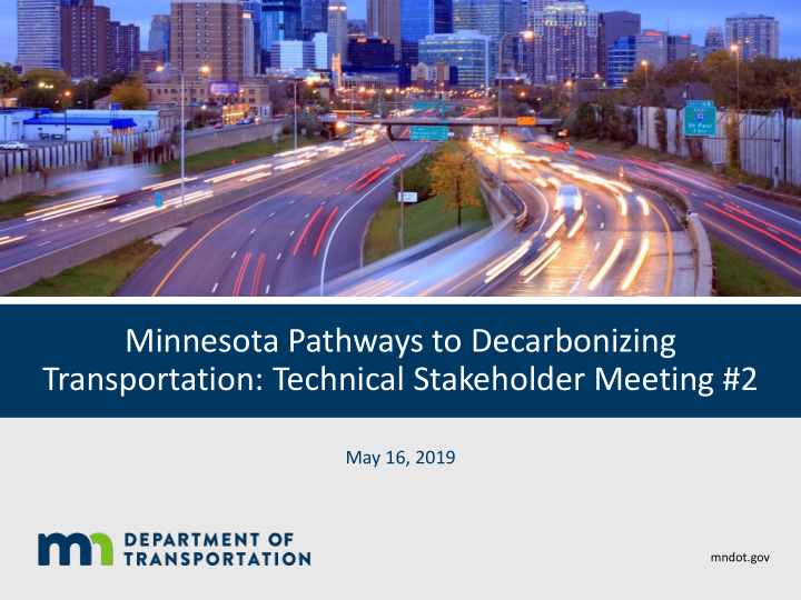 minnesota pathways to decarbonizing transportation