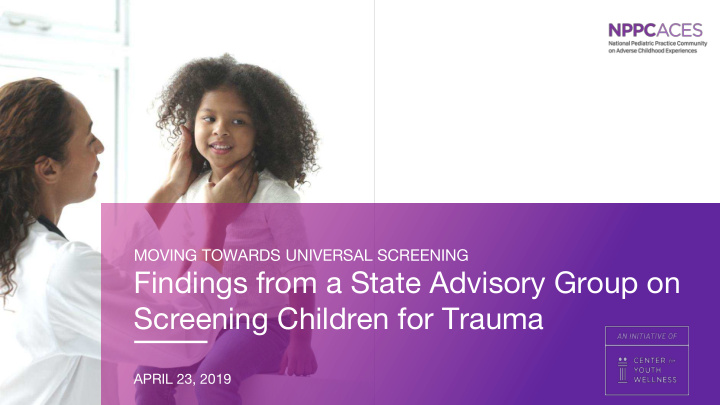screening children for trauma