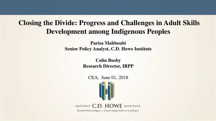 closing the divide progress and challenges in adult