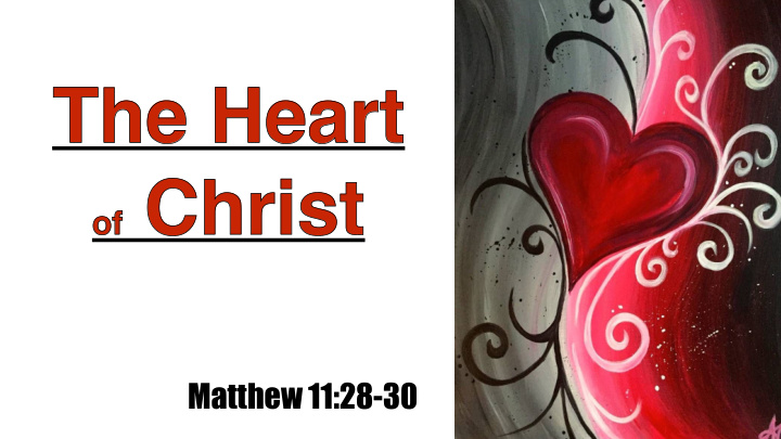 the heart of christ