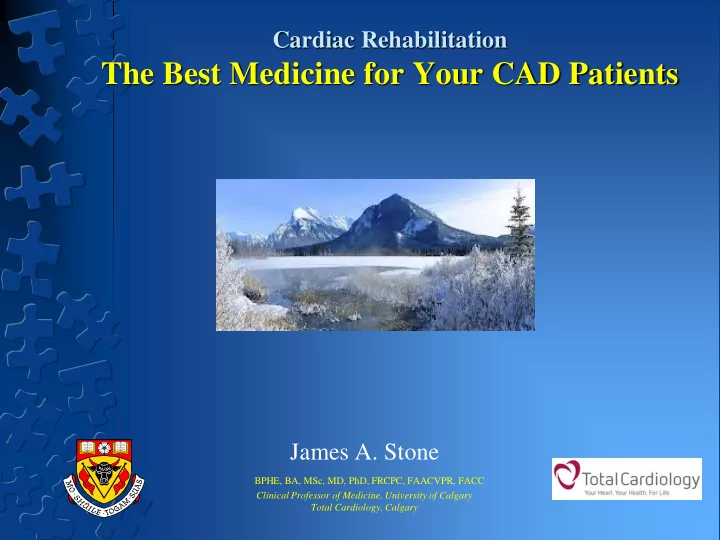 the best medicine for your cad patients