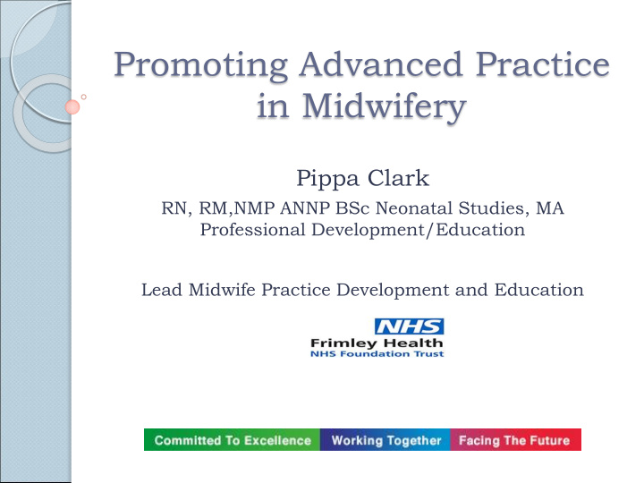 promoting advanced practice
