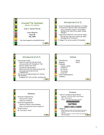 -RXUQDO)LOH6\VWHPV  /LQX[LQFUHDVLQJO\KHWHURJHQHRXVVRWDNLQJ