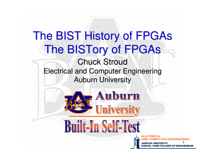 the bist history of fpgas fpgas the bist history of the