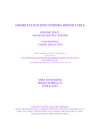 graduate holistic nursing round table