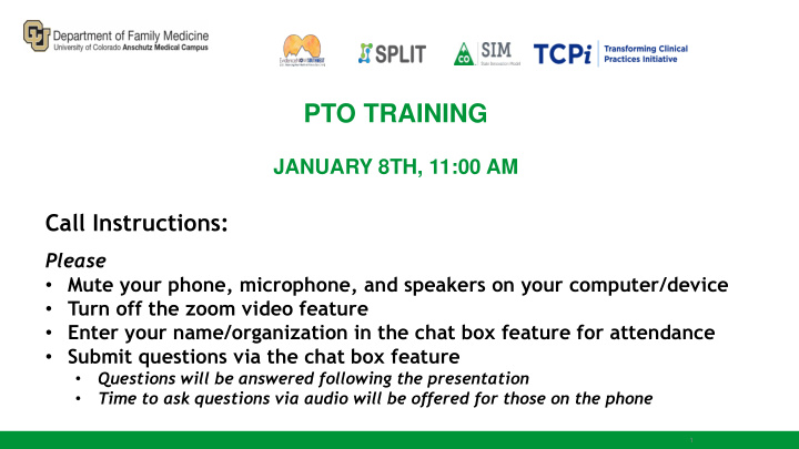 pto training