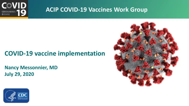 covid 19 vaccine implementation
