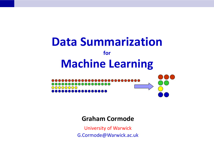 data summarization