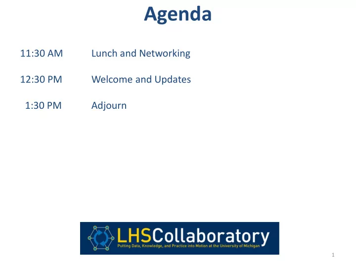 agenda