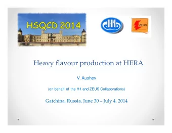Heavy flavour production at HERA  V. Aushev  (on behalf of the H1 and ZEUS Collaborations)