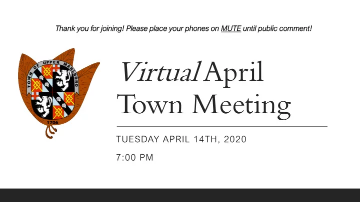 t own meeting