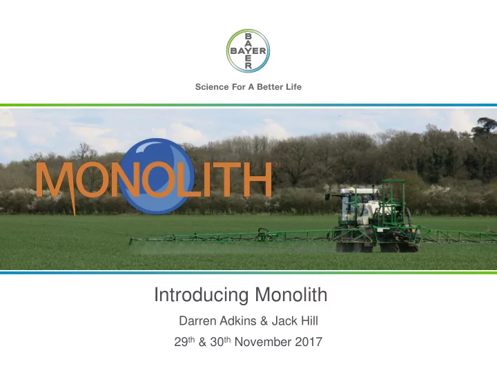 introducing monolith