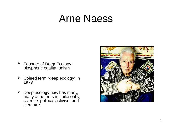 arne naess