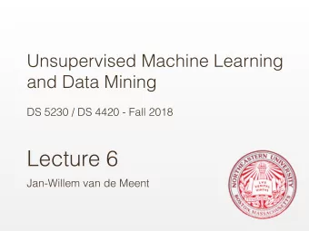 Lecture 6  Jan-Willem van de Meent  Regression  Curve Fitting (according to XKCD)