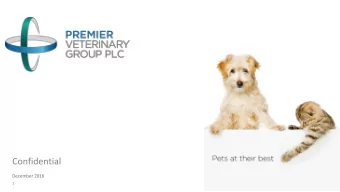 December 2016  1  DISCLAIMER  This presentation has been prepared, issued and disclosed to you for