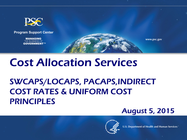 cost allocation services