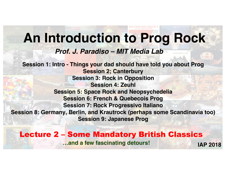 an introduction to prog rock