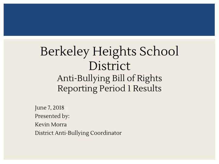 berkeley heights school district