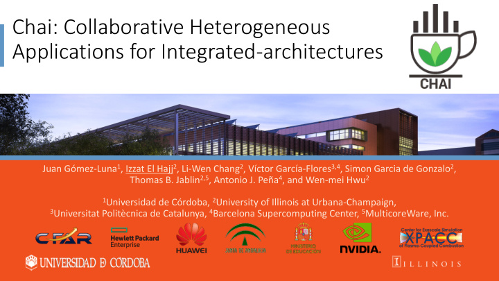 chai collaborative heterogeneous applications for