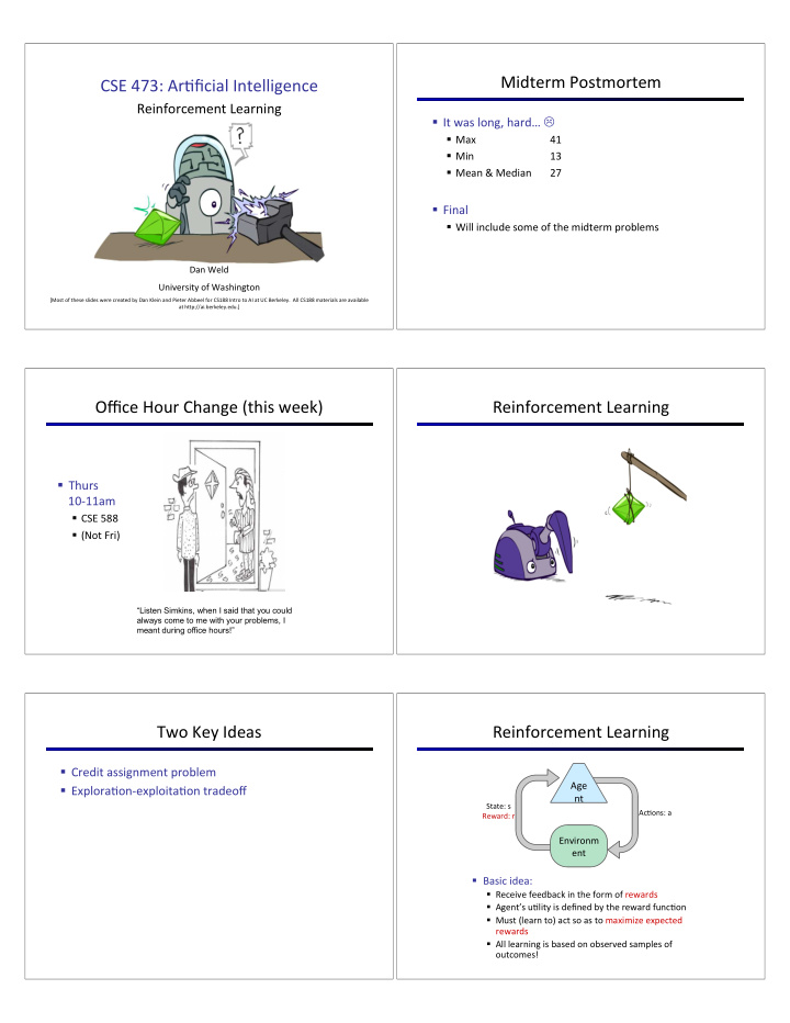 midterm postmortem cse 473 ar ficial intelligence