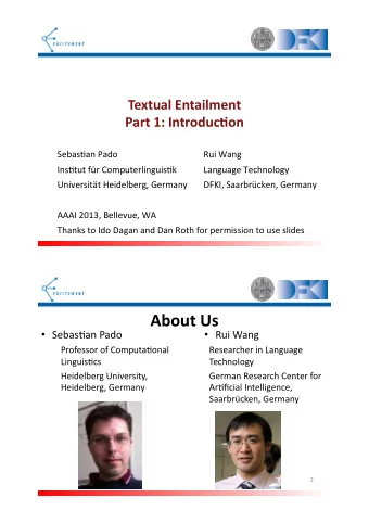 About(Us(  Sebas&amp;an(Pado(  Rui(Wang(  Professor(of(Computa&amp;onal(