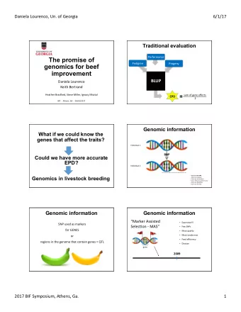 EPD    BLUP    Daniela  Lourenco      Keith  Bertrand    Heather  Bradford,