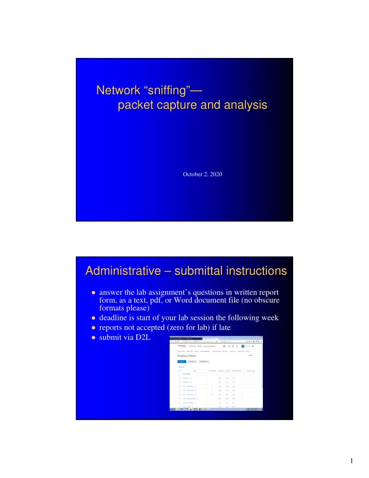 network network sniffing sniffing packet capture and