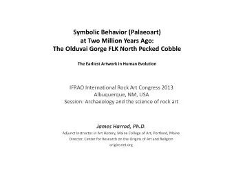 TheEarliestArtworkinHumanEvolution