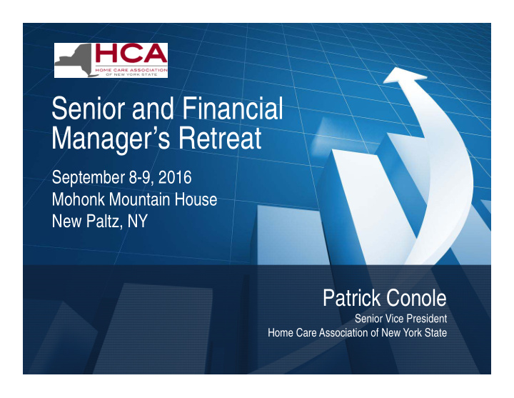 senior and financial manager s retreat