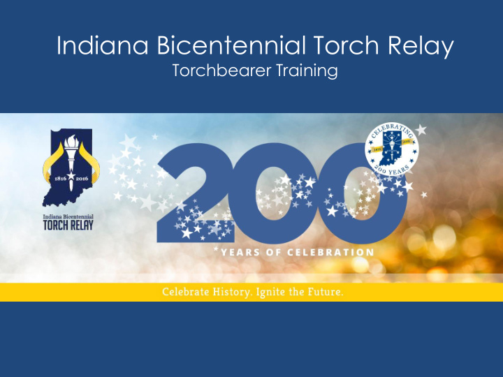 indiana bicentennial torch relay