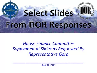 ______________________  April 11, 2013  4/11 Presentation Slide 2  With per-barrel credits