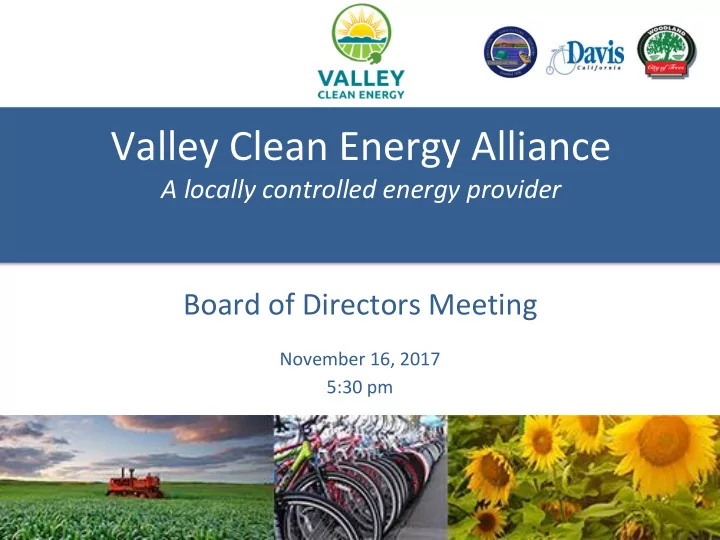 valley clean energy alliance