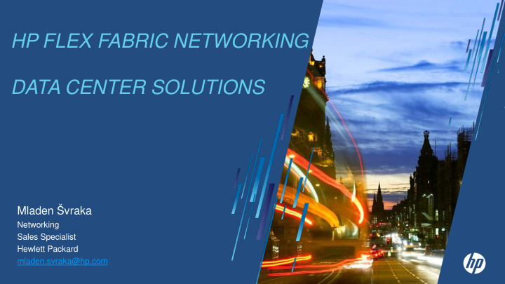 hp flex fabric networking data center solutions