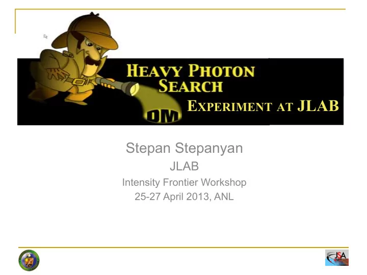 e xperiment at jlab