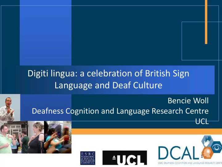 digiti lingua a celebration of british sign language and